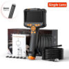 Industrial Endoscope 4.3inch IPS Screen IP67 Waterproof HD1080P 8mm Lens Pipe Sewer Inspection Camera Borescope For Car