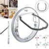 473f84d6f0997297 Dog Cat Flap Security Door for Sliding Glass Doors Window Gate with 4 Ways Lock Kitten Kitty Puppy Doggie Pet Supplies