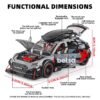 47484a251f371ccb 1:24 RS6 Racing Die-Cast Alloy Model Car - Stylish Collector's Item, Perfect Gift for Boyfriend, Display-worthy Collectible