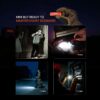 4748c60f57bafab7 ACEBEAM Keychain Flashlight Keylite 500 EDC Rechargeable Flashlights With Self Defense Strobe Mode Dual LED Light Camping Work