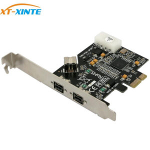 476b04875b60458b PCI Express PCI-E x1 to 3 Ports 1394B Controller Add On Card for FireWire 800 IEEE 1394 B 2+1 Digital Camera Video Capture