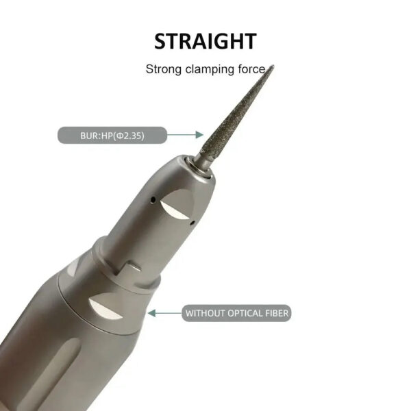 NSK FX23 Style Dental Low Speed Handpiece Kits Teeth Polishing Contra Angle Air Motor External Water Spray 2/4H Connector E-type