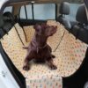 47939b8d0cb36667 Waterproof Printed Pet Dog Scratchproof Car Back Seat Cover Protector Pad with Printing