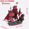 47b437bb7f8f5788 LOTR Ambush Ship Pirates Of Caribbean Reveng Warship Black Pearl Sailboat Building Block Bricks 79008 4184 Assembly Toy Kid Gift