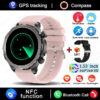 47b55cf3540d121d New GPS Track Smart Watch Men AMOLED HD Screen Outdoor Sports Fitness Heart Rate NFC IP68 Waterproof Bluetooth Call Smart Watch