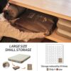 47bcb4b2b430179b Naturehike Compact King Size Air Mattress with Electric Built-in Pump, 79 * 71in Extra Wide Inflatable Mattress for Home, Camping, Guests, Travel, Morning View Series