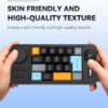 47cfc03a69389860 Programmable Wired Mechanical Keyboard with Volume Scroll Wheel,Game Joystick 19Key Hot-Swappable Number Keypad for Win8/10/Mac