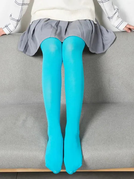 Women Socks 120D Candy Colors Women's Tight Hight Pantyhose Multicolour Veet Sexy Spring And Autumn Long Stockings
