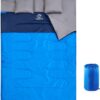 oaskys Double Sleeping Bag for Adults with 2 Pillows - Queen Size XL Waterproof Sleeping Bag for All Season Camping Hiking Backpacking 2 Person Sleeping Bags for Cold Weather & Warm