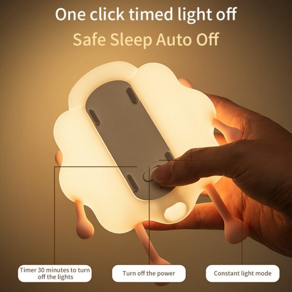47d5a2384b10d21b Cute LED Night Light Touch Sensor Cartoon Kid's Nightlights Silicone Child Holiday Christmas Gift Bedside Lamp Bedroom Decor