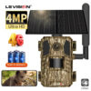 47d72f47f278e3cb LS VISION Solar Hunting Trail Camera 14MP 4G SIM Card IP66 Waterproof 20M PIR Motion Detection Wildlife Camera IR Night Vision