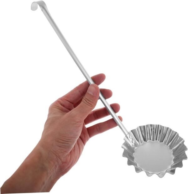 47d9ad4ee7dac70f Toyvian Frittierte Form Öl Fritteusen Teigform Form Mit Griff Kochstempel Frittier Gebäckform Metall Waffelform Lebensmittel Bunuelos für KüChe, Camping Und Backen