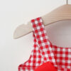 47f40e8fd42f4eaa 2Pcs/Set Summer Baby Girl Dress Sweet Bowknot Plaid Children Clothes Lovely Thin Soft Clothing For Kids Toddlers Party Dresses