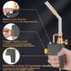 47f66f7c832447d7 Professional Propane Mapp Blow Torch,Welding Soldering Brazing Gas Plumbing Tool,Barbecue, Cooking, DIY Dissolution Gas Burner.
