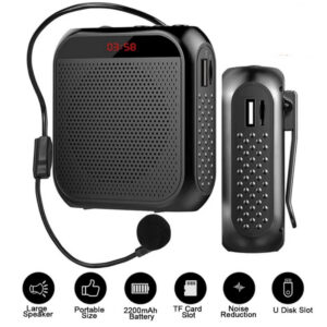 481590e6834d8b58 Headworn Microphone Loudspeaker Voice Amplifier Recorder Mic Speaker Audio Mini Wired Mikrofon Mike Sound Battery Kit Headset