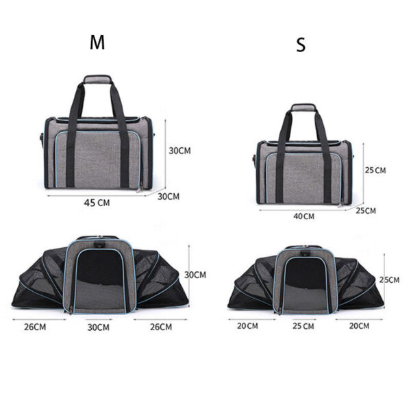 Pet Carriers Backpack Portable Breathable Foldable Shoulder Cat Dog Carrier Bags Outgoing Travel Pets Handbag Transport Bag