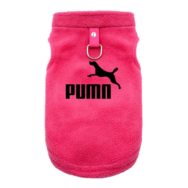 Dog Clothes harness vest Small Soft Fleece Coats Autumn Winter Warm Dogs Pets Clothing Brand Pullover