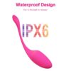 4832ba7db5a9183e APP Remote Control G-spot Panty Vibrator, Pink Fun Long Distance Bluetooth Wearable, Rechargerable Adult Sex Toys More Than 10 Vibrations for Women and Couple, Female Toy