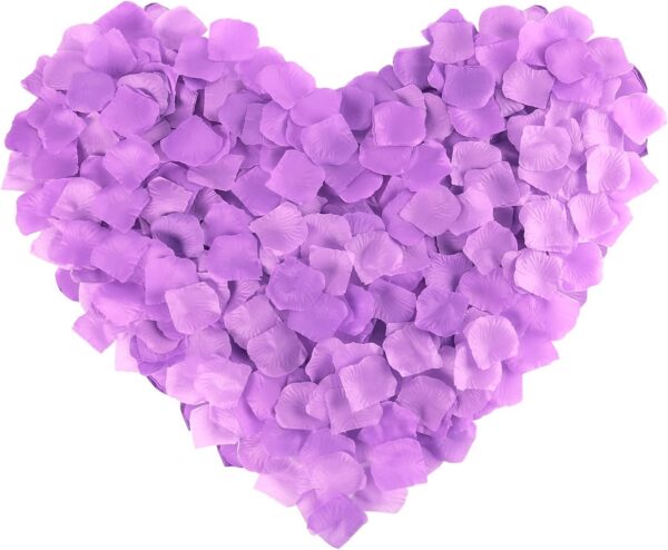 1000 Pcs Artificial Silk Rose Petals Decoration Wedding Party Turquoise Blue
