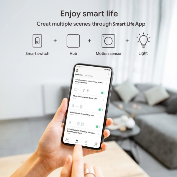 485390de8350dd6f Tuya Zigbee 3.0 Gateway Hub Smart Home Wireless Bridge Smart Life APP Remote Control Automation Device Works with Alexa Google