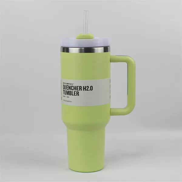 1Pcs H2.0 Plus New 40 oz stainless steel tumblers with handle lid straw big capacity beer mug water bottle outdoor camping vacuum insulated drinking 40oz cups H0253