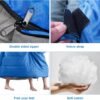 Double Sleeping Bag, 3 Season Waterproof Warm Rectangular Sleeping Bag for Adults, 2 Person Sleeping Bags with Compression Sack for Camping, Hiking, Backpacking, Outdoor Traveling