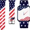 Laffav Compatible with Apple Watch Band 41mm 40mm 38mm iWatch Series 9 & Ultra 2 & SE & Ultra & Series 8/7/6/5/4/3/2/1 for Women Men, Colorful Jellyfish, M/L