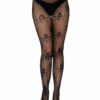 487cb8fe5004f9c0 Leg Avenue womens Skull Fishnet TightsCostume Hosiery
