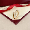 487ece13ef3b0719 Love rings for women diamond designer ring finger nail jewelry fashion classic titanium steel band gold sier rose color Size 5-10