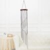 488f808a1a370549 1piece 12 Tubes Aluminum Alloy Wind Chimes with Hook Gold/sier Bells for Outside Home Wedding Party Memorial Decoration Gifts