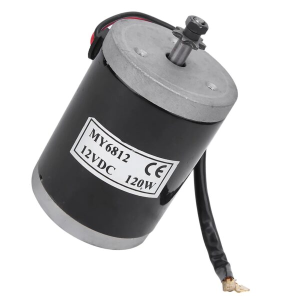 Brushed Motor MY6812 12V 120W High Speed Small Brush Motor with Belt Pulley Electric Scooter E Bike Accessory Bike Brushed Motor