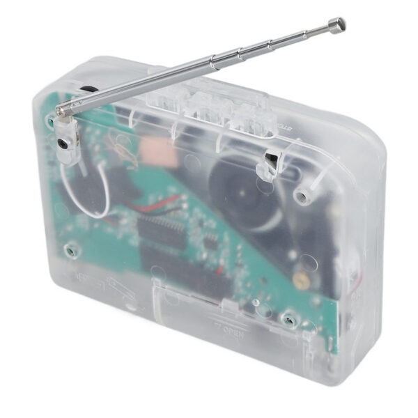 Portable Player Auto Reverse Clear Stereo 3.5mm Headphone Jack Cassette Tape to MP3 Converter Support FM AM Radio