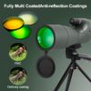 48a32aa2ffe8929d 25-75x60 Telescope Spotting Scope Powerful Zoom Monocular FMC BAK4 Waterproof For Bird Watching Target Shotting With Tripod