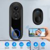 48a8bc0b7674fdab 5G 2.4G WiFi Video Doorbell 1080P Wireless Bell Tuya APP Smart Intercom Camera IP65 Waterproof Ring Bell with 7000mAh Battery