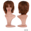BENIHAIR Synthetic Cosplay White Red Green Blue Pink Yellow Short Layer Fake Hair Extension Men Women Party Wig