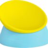 48bde97a3794c549 2Pcs Cat Bowls Elevated Cat Food Bowl Adjustable Cat Dish Anti-Slip and Anti-Noise Raised Cat Bowl Protecting Pet’s Spine Thickened Plastic Bowl Suitable for Indoor Cats, 17 Oz
