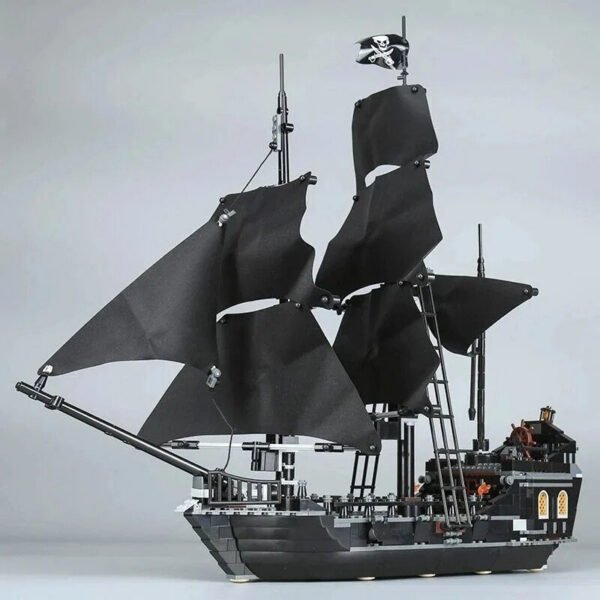 48beedbd3cbcce8a Pirates The Black Pearl Queen Anne's Revenge Ship Boat Fit 4195 4184 Model Building Block Moc Caribbean POTC Toys Christmas Gift