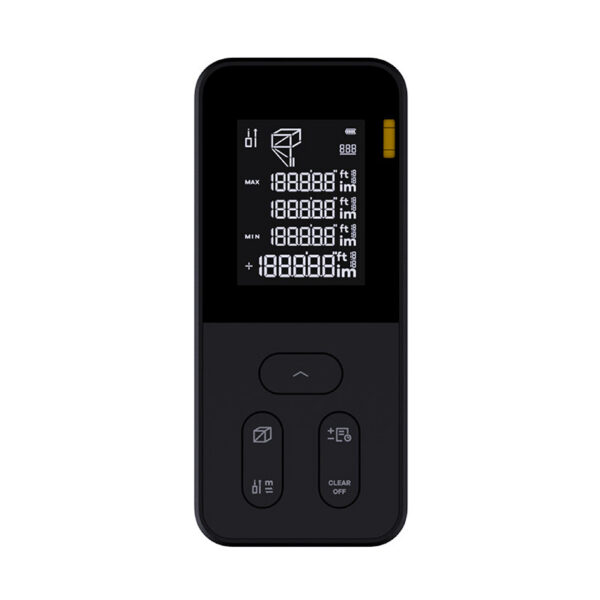 48c0d48579a51226 HOTO Measure ECO 7 modes Laser Digital Tape Rangefinder Measuring Distance 50M 2 Inch HD Display Store 99 Data Sets