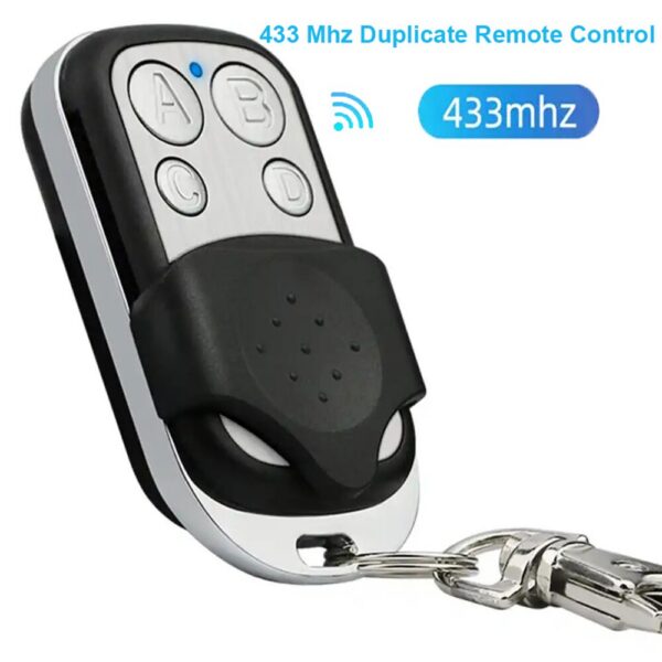 48cac618285fe007 Metal Push Button Control Transmitter ABCD / Lock Unlock 4Button 433MHz Universal 4 Buttons Garage Door Opener Remote