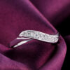 48cc10cb312a00b4 Sterling Sier crystal diamond rings for women Fashion elegant wedding accessories Party Gifts Charms fine Jewelry