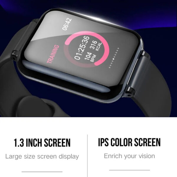 B57 Smart Watch Waterproof Fiess Tracker Sport for IOS Android Phone Smartwatch Heart Rate Monitor Blood Pressure Functions #002
