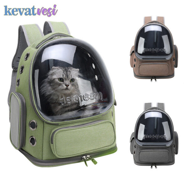 Pet Backpack Astronaut Transparent Carrying Bag For Cat puppy Breathable kitten Outdoor Bags Space Capsule Cats Package