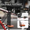 48fca1f1d422032c Child Bike Seat, Kids Bike Seat with Guardrail, High Seat Cushion Backrest Mountain Bike Child Bike Seat, Bicycle Child Safety Seat for Children from 1 to 5 Years Old