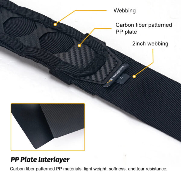 4904bba696f4276e IDOGEAR Tactical Belt 2 Inch MOLLE Belt Quick Release Metal Buckle Gear 3429