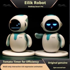 Original Eilik Smart Electronic Automation Ai Robot Emotional Interaction Vocal Multiple Mode Cute Blue and Pink Gift