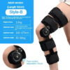 New Model Orthopedic Support Stabilizer After Surgery Adjustable Hinged Knee Brace Knee Joint Fixation Stretcher
