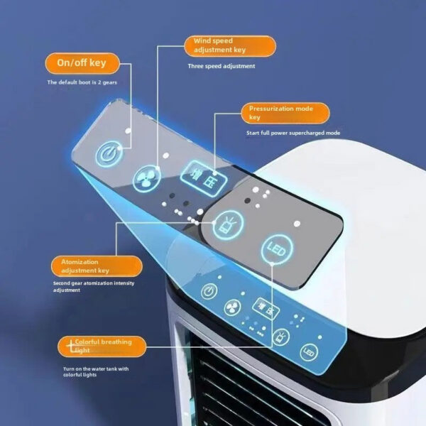 New Model Water Summer Coog Small Air Conditioner Office Nap Humidifier Electric Fan