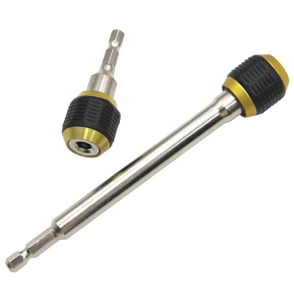 4928f3c245c9e0af Large Head Pop-up Quick Release Self-locking Hexagonal Handle Extension Rod Electric Drill Driver Conversion Screwdriver Tool