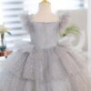 Kids for Girls Costumes Wedding Birthday New Year Party Lace Sequin Elegant Princess Summer Children’s Dress 1-10 Yrs