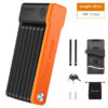 496cb399b364b908 WEST BIKING Foldable MTB Road Security Anti-theft Cycg Scooter Electric Bike Chain Lock Bicycle Accessories